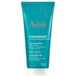 Avène Eau thermale gel nettoyant purifiant matifiant - peaux mixte, grasse à imperfections ou à tendance acneique 200 ml 200 ml
