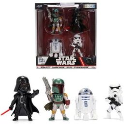 4 Figurines Jada Star Wars 4 Cm