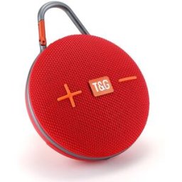 Enceinte Bluetooth Portable Led Son 360° Tws Fm Radio Micro Sd Usb Rouge Yonis