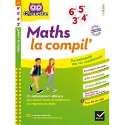 Maths, la compil' : 6e, 5e, 4e, 3e, 11-15 ans : nouveaux programmes, réforme du collège Gérard Bonnefond, Daniel Daviaud, Bernard Revranche Hatier