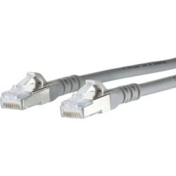 Metz Connect 1308452033-E RJ45 Câble réseau, câble patch CAT 6a S/FTP 2.00 m gris avec cliquet dencastrement 1 pc(s)