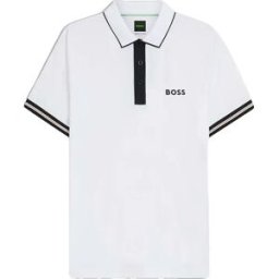 Boss Polo à Manches Courtes Toc Serve Cb 10276625 Green White M Homme