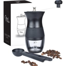 MILO Moulin À Café Milu Coffee Mill Set 3 Pièce Avec Broyeur Céramique Et Réglage De Mouture