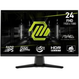 MSI Écran Gaming Mag 242f 24´´ Full Hd Ips Lcd 200hz Black One Size unisex