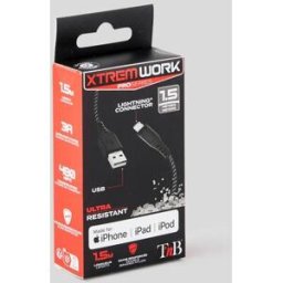TNB Câble usb vers lightning, 1m, renforcé