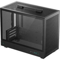 Boitier Mini Tour Micro ATX DeepCool CH160 Plus avec panneau vitré (Noir)