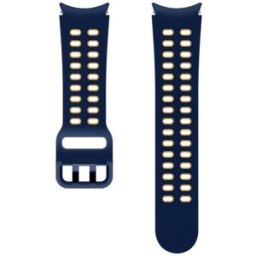Cinturino Samsung Ridge Sport Band Et-sxr86snegeu Galaxy Watch 4 Watch 4 Classic S M Blu Marino
