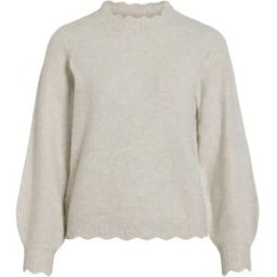 Vila Pull Nikolina Super Light Natural Melan L Femme
