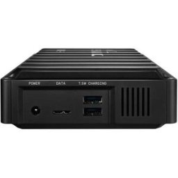 Western Digital Disque Dur Externe Hdd Wd_black D10 Game Drive Wdba3p0080hbk 8tb Usb 3.2 Gen1 Black One Size unisex
