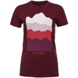 Black Diamond Tee-shirt W VISTA SS TEE Bordeaux XS