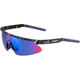 Bolle Lunettes De Soleil Bs032007 Micro Edge 143/00/135 Black Purple/CAT3 Homme,Femme