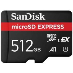 SanDisk Carte Sd Express 512gb Black One Size unisex