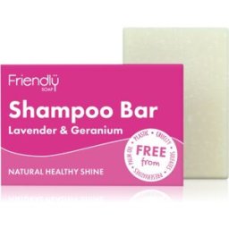 Friendly Soap Natural Shampoo Bar Lavender & Geranium savon naturel pour cheveux 95 g