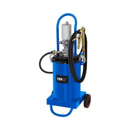 Pompe à graisse pneumatique - 12 litres - Mobile - Pression de 240 à 320 bars