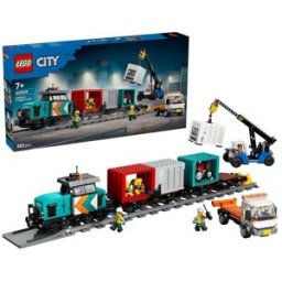 Le Train de Marchandises Du Port avec Grue et Camion Lego City 60509