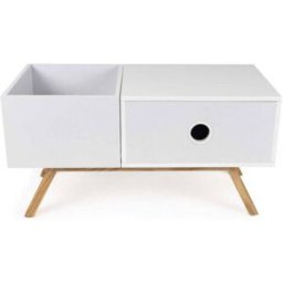 Glorious DJ Turntable Lowboard Table de DJ mobile MDF