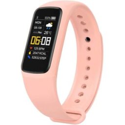 INF Bracelet D'activité Avec Moniteur De Pouls, D'oxygène Sanguin Et Podomètre Pink