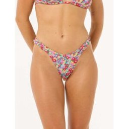 Rip Curl Bas de Maillot de bain brésilien taille haute Las Flores Multicolore XL Female