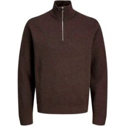Jack & Jones Pull à Demi-zip Stitch Milano Delicioso / Melange L Homme
