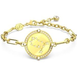 Swarovski Bracelet Zodiac, Gémeaux, Ton doré, Placage de ton or OS