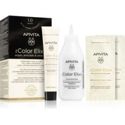 Apivita My Color Elixir coloration cheveux sans ammoniaque teinte 1.0 Black 1 pcs