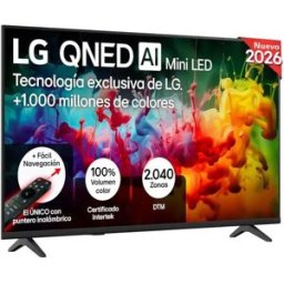 Lg Tv 65qned70b6c 65´´ Uhd Mini Led Black / Silver One Size unisex
