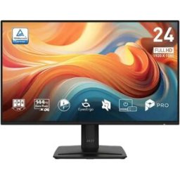 MSI Écran 9s6-3pd1ct-049 23.8´´ Fhd Ips Led 144hz Black One Size unisex