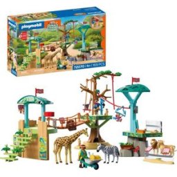Parc aventure au milieu des animaux sauvages - Playmobil Animal & Friends 72070