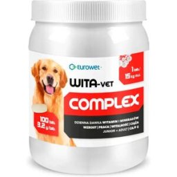 Eurowet Supplément Pour Chien Witavet Complex 3.2g 100 Tablets One Size