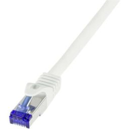 LogiLink C6A081S RJ45 Câble USB CAT 6a S/FTP 7.50 m blanc 1 pc(s)