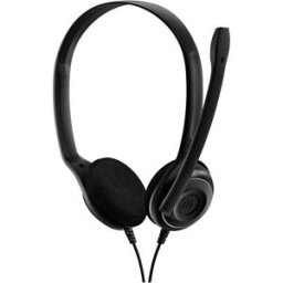 EPOS PC 8 USB Micro-casque supra-auriculaire filaire Stereo noir mise en sourdine du microphone, volume réglable ordinateur