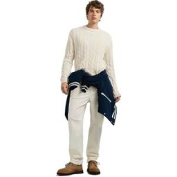 Pepe Jeans Pull Draven Ivory White S Homme