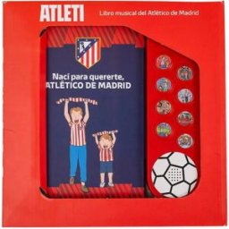 Atletico De Madrid Jouet Musical Atletico Madrid Fan Sound Book Multicolor One Size unisex