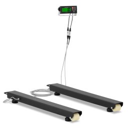 Barres de pesée - 3 500 kg / 0,5 kg - 100 x 10 cm - avec écran LCD externe