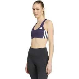 Adidas Soutien-gorge De Sport à Impact Moyen Adizero Run Aurora Plum / White XS