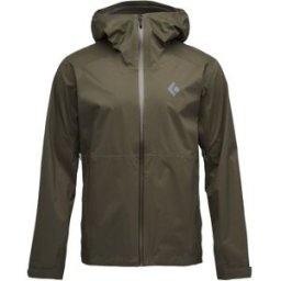 Veste imperméable BLACK DIAMOND M FINELINE STRETCH SHELL (Basalt) Homme S