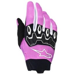Gants cross STELLA FULL BORE V2 ALPINESTARS blanc/rose/noir female