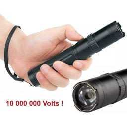 Taser shocker tazer lampe LED 10 000 000 volts !