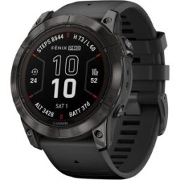 Garmin Fēnix 7x Pro 3,56 Cm (1.4") Mip 51 Mm Numérique 280 X 280 Pixels Écran Tactile Noir Wifi Gps (satellite)