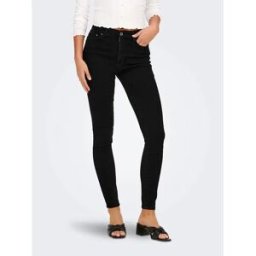 Only Jeans Taille Haute Onliconic Black Denim 26 Femme