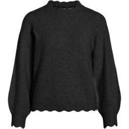 Vila Pull Nikolina O-neck Knit Black Beauty S Femme