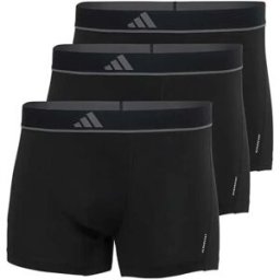 Adidas Underwear Boxers Active Micro Flex Eco 3 Unités Black / Black / Bk 2XL Homme