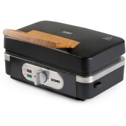 DOMO-ELEKTRO DOMO Appareil 3-en-1 Croque – Grill – Gaufrier (1100 W), noir DO9278C