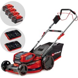 Einhell GP-CM 36/52 S Li BL - Tondeuse à gazon à batterie - 4 x 18 V / 5.2 Ah - Coupe 52 cm