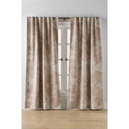 Rideau occultant Judarn en coton-lin'sépia en Beige taille: 50 x 84 chez Anthropologie