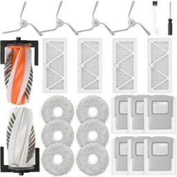 INF Kit d'accessoires 24 pièces pour aspirateur robot compatible avec DJI ROMO, Romo P, Romo A - Brosses principales et