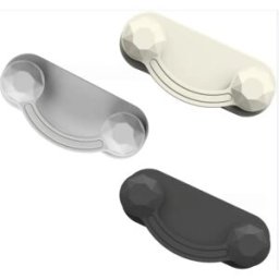 INF Lot de 3 porte-lunettes magnétiques en silicone - Clip pour chemise, clip badge antidérapant