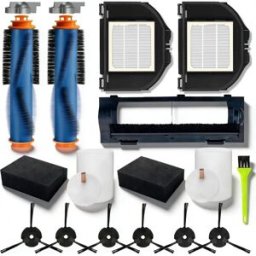 INF Kit de pièces de rechange pour aspirateur robot compatible avec Shark Matrix AV2310AE/RV2320S/RV2300S/UR2350AE - Brosses et