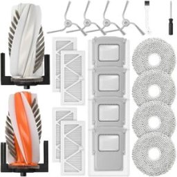 INF Kit d'accessoires de remplacement pour aspirateur robot compatible avec DJI ROMO P / Romo / RomoA - 20 pièces (ABS, fibre,
