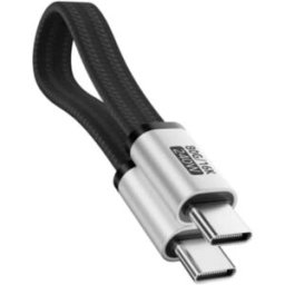 INF Câble USB-C Plat Magnétique Tressé - Alliage d'aluminium, Charge rapide Type-C 240W & Thunderbolt 5, Transfert haute
